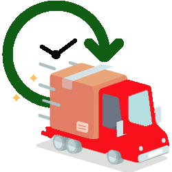 Illustration of Next day delivery